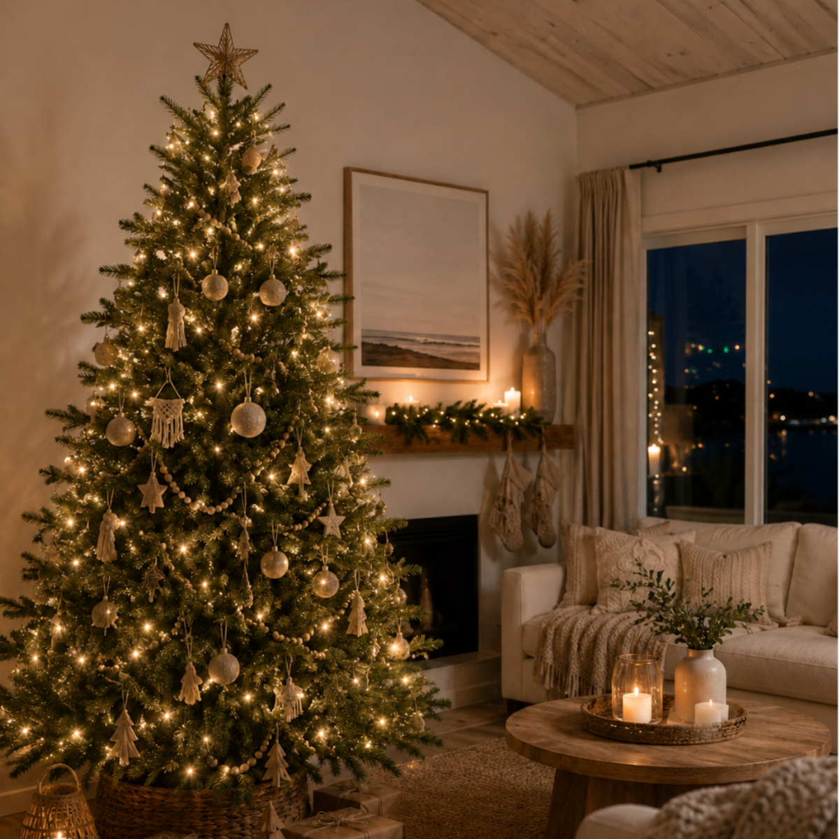 Fairy Lights Mains Powered 20m, Black Cable, Warm White