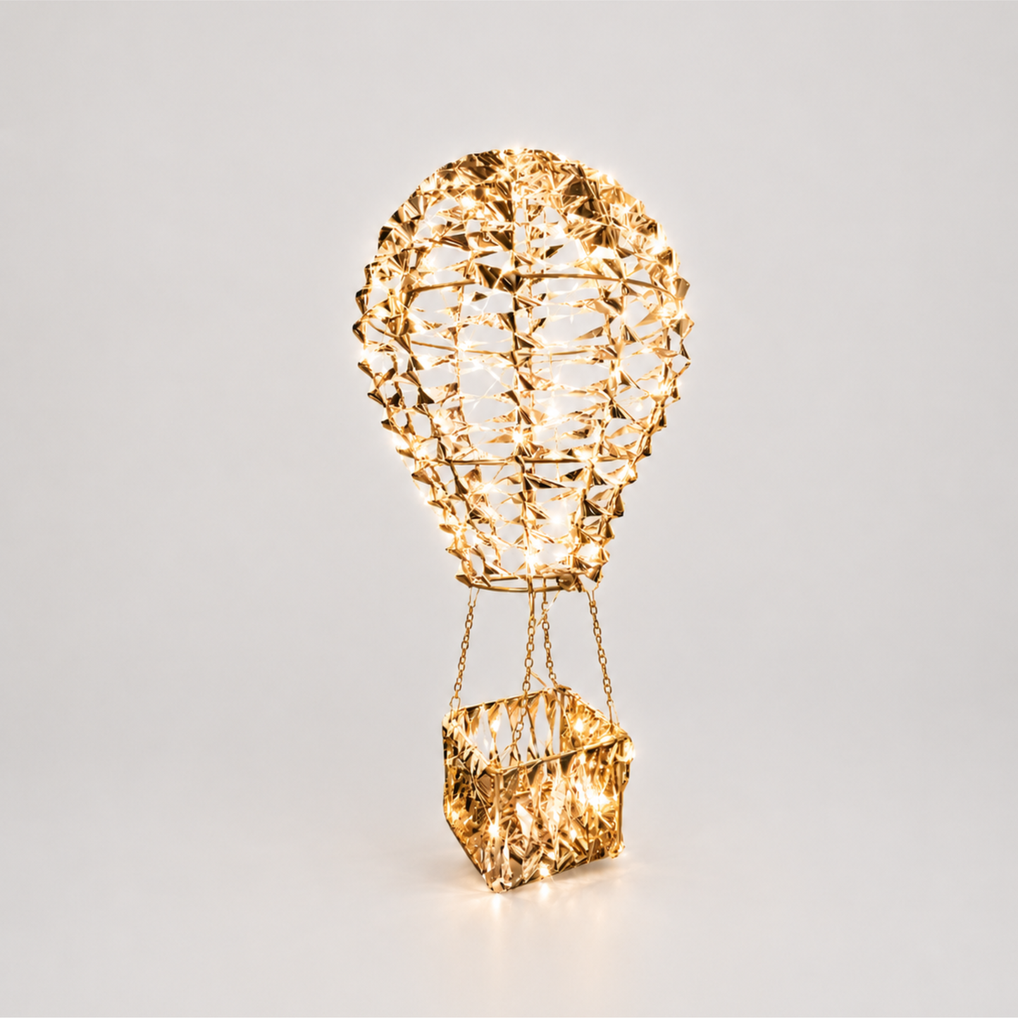 Gold Bling 48cm Hot Air Balloon