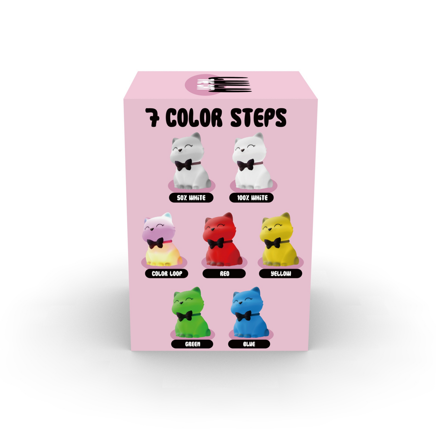 Squishy Lulu the Cat USB Rechargeable Night Light