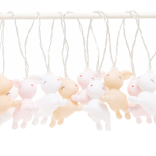 Pastel Bunny Fairy Lights String