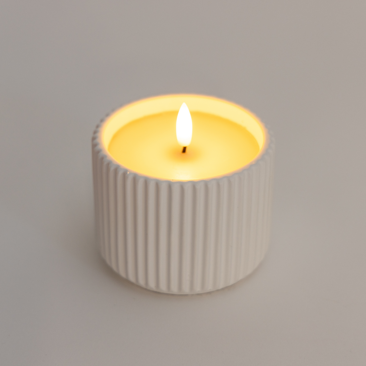 7cm White Cement  Blend Candle