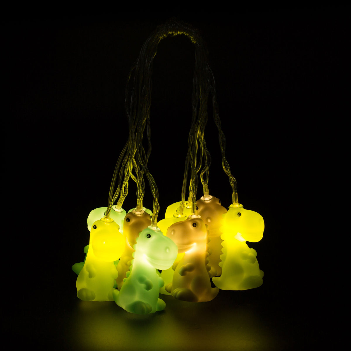 Baby Dinosaurs Fairy Lights String. AA batteries not incl.