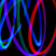USB LED Night Poi Pair